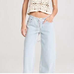 Still Here New York Cool Jeans | Low-Rise, Wide Leg, NWOT - Vintage Blue 24